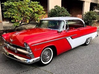 1955 Plymouth Belvedere clean Red(~)Ivory driver $21.9k In vendita
