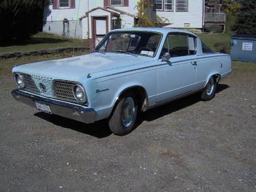 1966 Plymouth Barracuda 2DR A vendre
