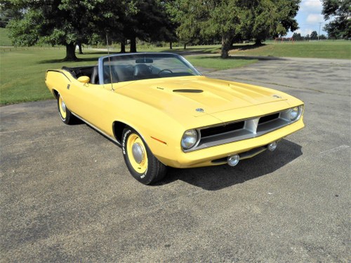 1970 Plymouth Cuda Convertible  For Sale by Auction