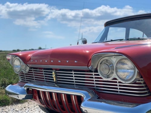 1957 Devil in a red dress! 57' Plymouth Plaza For Sale