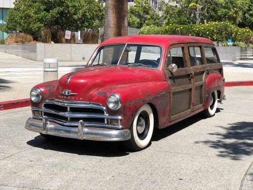 1950 PLYMOUTH SPECIAL DE LUXE STATION WAGON VERKAUFT