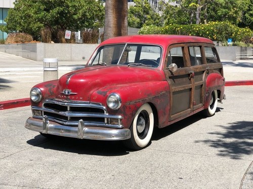 1950 PLYMOUTH SPECIAL DE LUXE STATION WAGON  SOLD