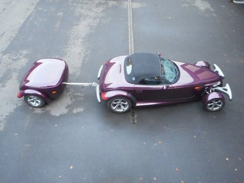1999 PLYMOUTH PROWLER WITH TRAILER VERY RARE!!! In vendita