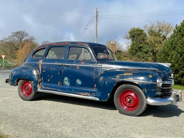 Plymouth Special 1948 Fue Automóvil Tamaño Completo Producido Entre 1946 - Foto Editorial De Stock #453579776