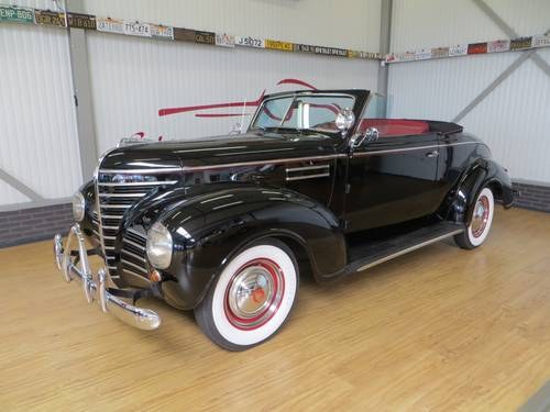 1939 Plymouth P8 Deluxe Convertible Coupé With Rumble Seat For Sale