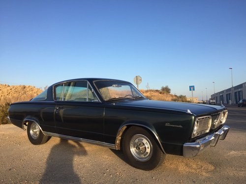 Plymouth Baracuda 1966 located in Spain For Sale