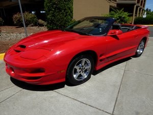 1989 Pontiac Formula Trans Am = 5.7 liter auto Red(~)Grey  In vendita