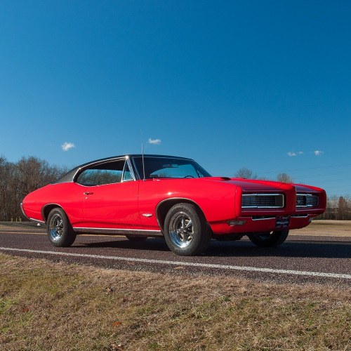 1968 Pontiac GTO Coupe = Red 400-v8 Auto AC code 42 $35.9k For Sale