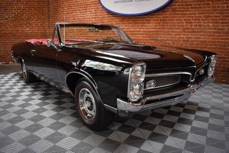 1967 Pontiac GTO Convertible = Black 4 Speed Manual $59.5k For Sale