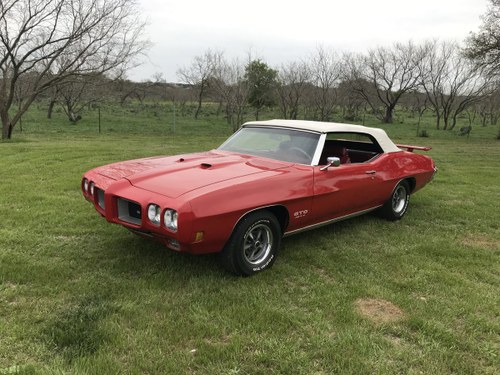1970 PONTIAC GTO ONE OF 241 455 CONVERTIBLES, A/C, PS, PB SOLD