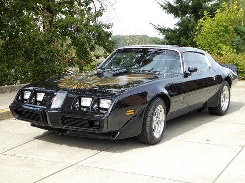 1980 Pontiac Trans Am Coupe Auto V-8 Black Restored $19.5k In vendita