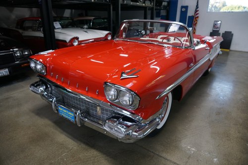 1958 Pontiac Chieftan Tri-Power 370/300HP V8 Convertible SÅLD