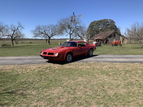 1974 PONTIAC FIREBIRD BUCCANEER RED TRANS AM 455 V8 AUTOMATI VENDIDO