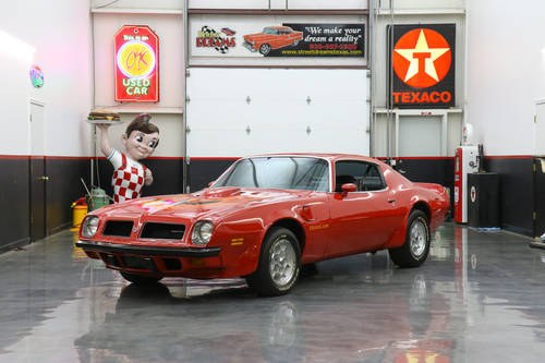 1974 Pontiac Trans Am Red with Black Interior SOLD