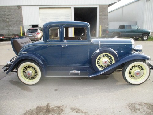 1932 Pontiac Deluxe 6 Dual Side Mount/Rumble Seat Coupe For Sale
