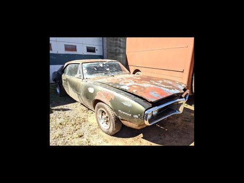 1967 Pontiac FireBird Coupe 326 H.O. AT Roller Project $6.5k For Sale