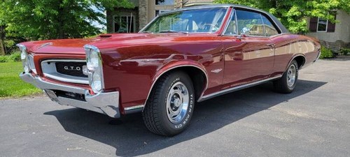 1966 Pontiac GTO 389ci Tri Power 4 Speed For Sale