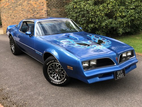 1978 Pontiac Firebird Trans Am Esprit 5 Litre V8 Auto