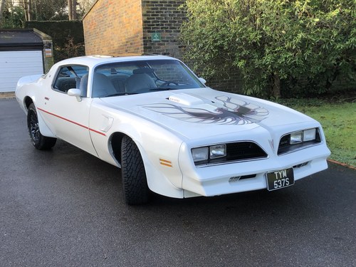 1977 Pontiac Firebird Trans Am 6.6 Litre V8 Auto
