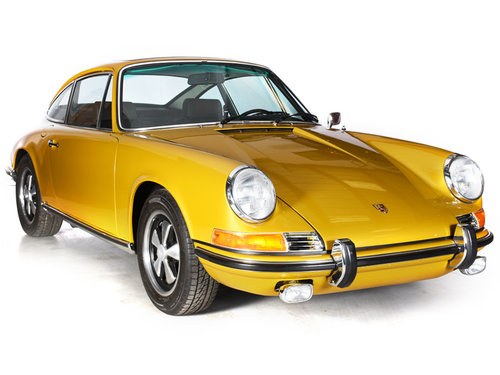 Porsche 911E 1972 “oil Klapper” Coupe 2.4L Engine LHD Gold For Sale