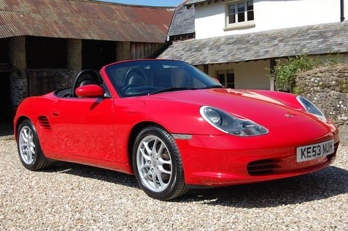 2003 Porsche Boxster 2.7 - facelift model, immaculate Guards Red SOLD