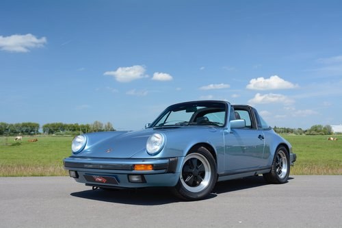 Porsche 911 3.2 Targa 1985 Irisblau In vendita