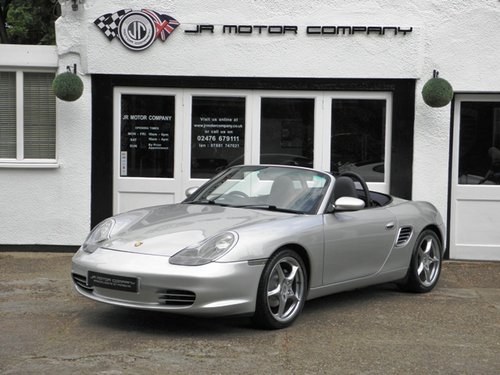 2003 Porsche Boxster 2.7 Manual finished in Arctic Silver  SOLD