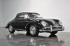 1958 Porsche 356A Speedster = Rare Black + chrome Rudge wheels  For Sale