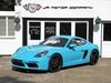 2016 Cayman S 718 2.5 PDK finished in Miami Blue  SOLD