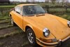 PORSCHE 911 2,4T  1972  lhd  Coupe  ROLING CHASSIS oil tap  For Sale