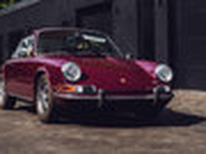 Classic beautilful Porsche 911 just out of restauration