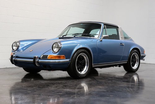 1967 1972 Porsche 911E Targa = Cool Blue(~)Black 19k miles $69.9k For Sale