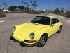 2011 1973 Porsche 911t = 31k miles Clean Yellow Driver  $85k For Sale