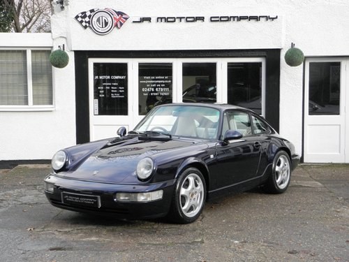 1993 Porsche 911 964 Carerra 2 Tiptronic Coupe in Midnight Blue SOLD