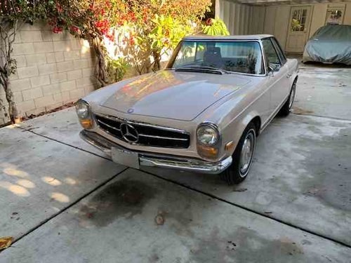 1968  Mercedes 280SL Pagoda = Auto All Tan Fresh Work $79.5k For Sale