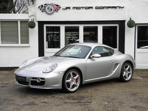2008 Porsche Cayman 3.4 S Manual finished in Arctic Silver  SOLD