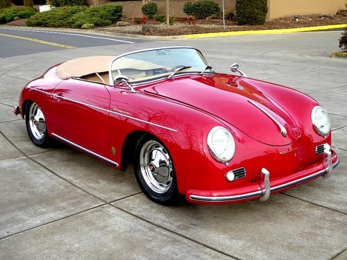 1956 Porsche 356A 1600 Speedster = Clone 257 miles $44.5k For Sale