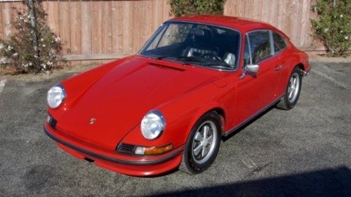 1973 911E 2.4 Sunroof Coupe = Red(~)Black driver  $105k For Sale