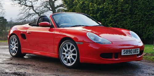 GUARDS RED PORSCHE BOXSTER AERO 1998 2.5 LOW MILES For Sale