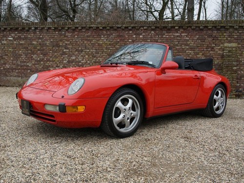 1995 Porsche 911 993 Convertible 65.000 miles, first bill of sale For Sale