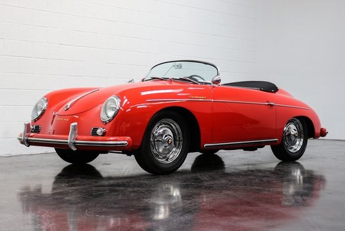 1958 Porsche 356A Speedster = Red(~)Black 12k miles $269.9k For Sale