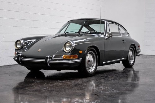 1968 Porsche 912 Coupe = clean Grey(~)Black 14k miles $69.9k For Sale