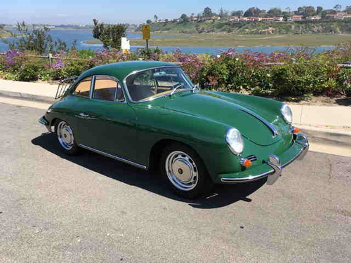 1964 Porsche 356 C = Go Green(~)Tan Full Restored  $139k In vendita