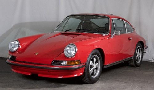 1973 Porsche 911 E 2.4 Sunroof Coupe = Euro-specs Red $98.5k For Sale