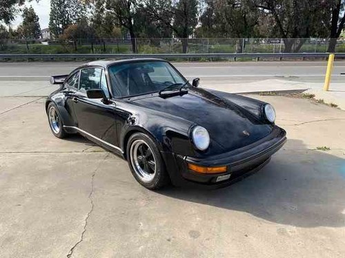 1987 Porsche 911 Turbo = All Black Sunroof 51 miles  $125k For Sale
