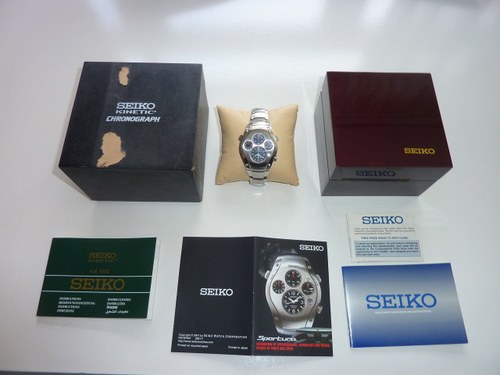 Reminiscent Porsche Dashboard Seiko Watch In vendita