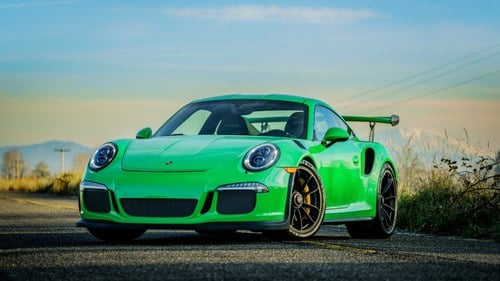 2016 Porsche 911 GT3RS = Go Green 1.8k miles Auto $209k In vendita
