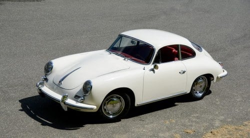 1964 Porsche 356 SC Coupe = Correct Ivory(~)Red $135k For Sale