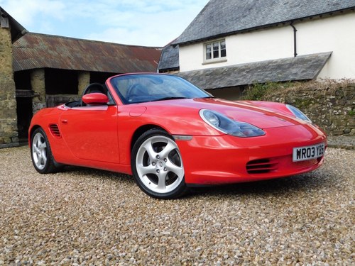2003 Porsche 986 Boxster 2.7 - facelift, 32k, 2 owners, pristine SOLD