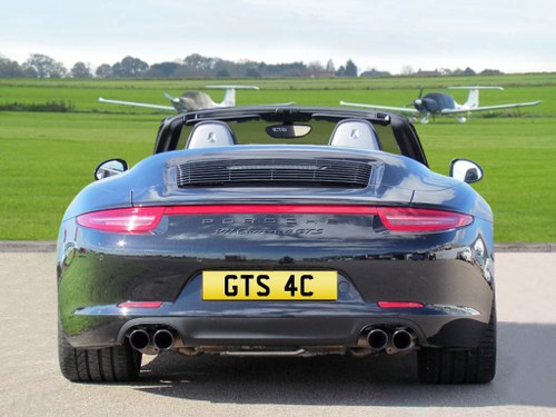 Great number plates for a  Porsche GTS 4 carrera For Sale